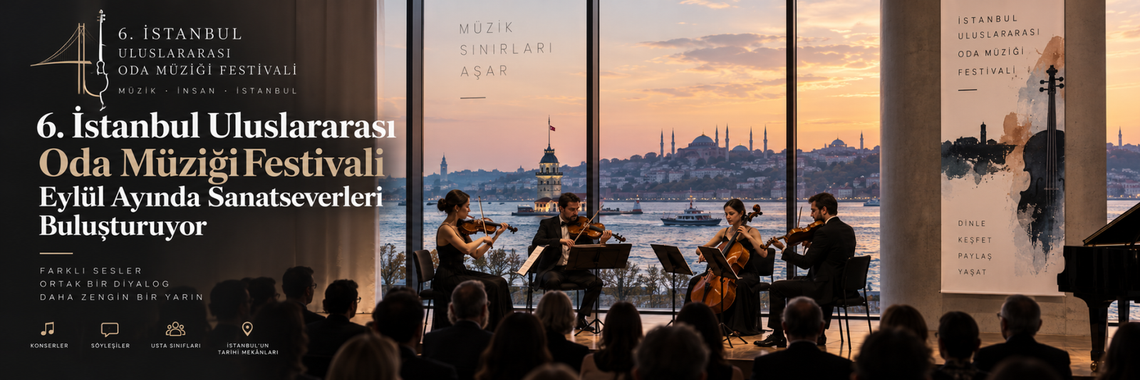 6. İstanbul Uluslararası Oda Müziği Festivali Eylül Ayında Sanatseverleri Buluşturuyor